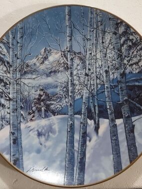 "Kindred Spirits" 1993 Decorative Collector Plate, WS George Fine China Co